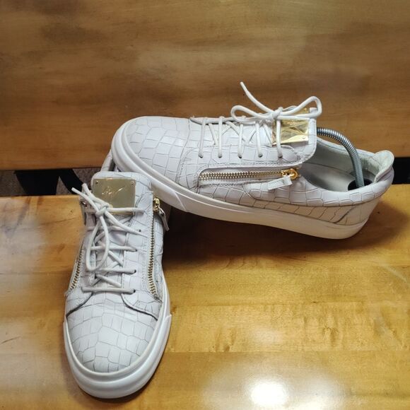 Authenticated Giuseppe Zanotti  vegan croc embossed men's size 43 - Picture 1 of 15